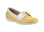 Hush Puppies Irene Leren Damen Gele Bootschoen
