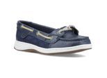 Sperry Angelfish Leren En Katoenen Damesschoenen In Marineblauw