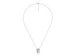 Orphelia Damen-Kette aus 925er Sterlingsilber mit Anhänger – Silber/Schwarz ZH-6038/2