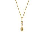 Orphelia 'Lily' Damen-Anhänger aus 925er Sterlingsilber mit Kette – Gold ZH-7582/G