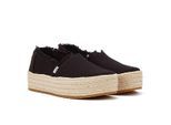 TOMS Canvas Valcia Damen Schwarz Espadrilles