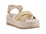 Hush Puppies Jemma Espadrille Polyurethan Damen Sandalen in Tan