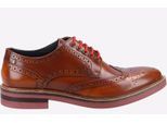 Base London Woburn Leren Heren Tan Brogues Schoenen