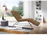 Relaxliege W.SCHILLIG "daily dreams bequem und elegant, B/T 75/170cm", braun (fango z69), B:75cm H:91cm T:170cm, Longlife Xtra-Leder Z59: Glattleder mit modischer Prägung. Hautstärke 0, 9 - 1, 1 mm;Longlife Xtra-Leder Z69: Das feinnarbige, gedeckte Softleder Z69 besticht durch seine außergewöhnliche Weichheit im trendigen »Vintage-Look«, Hautstärke 0, 9 - 1, 1 mm;Stoff S37 (100% Polyester), Sofas,