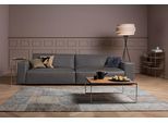 Big-Sofa MUSTERRING "LUCIA Mega Sofa, zeitlos, bequem, Breite 292cm", grau (fango bax), B:292cm H:81cm T:124cm, Flachgewebe FLORIS (100% Polyester);Flachgewebe VALMONT (60% Baumwolle/ 40% Leinen);Microfaser CRONA (100% Polyester), Sofas, Big-Sofa, in vielen Qualitäten und 4 unterschiedlichen Nähten, 3-Sitzer