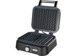 UNOLD Waffeleisen "48275", schwarz, B:28,6cm H:13,3cm T:29,2cm, Waffeleisen, Belgisches Waffeleisen Brüssel