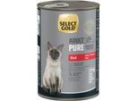 SELECT GOLD Pure Adult Paté Rind 12x400 g
