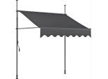 Möbelix , Dunkelgrau , Metall , 300x200-300x120 cm , Gartenmöbel, Sonnenschutz, Markisen, Klemmmarkisen