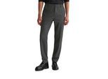 Chinohose MARC O'POLO "aus weicher Tech Wool", Herren, Gr. 34, Länge 32, dunkelgrau, Obermaterial: 39% Schurwolle, 33% Polyester, 14% Viskose, 13% Polyamid, 1% Elasthan, gestreift, loose fit normal, Hosen Chinohose