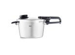 Fissler Schnellkochtopf Vitavit® Premium satiniert, Silber, Metall, 4.5 L, einstellbare Kochstufen, Kochen, Töpfe, Schnellkochtöpfe