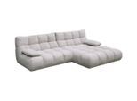 ECKSOFA VIVIEN Silber Cord
