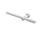 GARDINENSTANGE Platon Elanto 200 cm, 1-läufig (ohne Ringe), 20 mm Ø Weiß