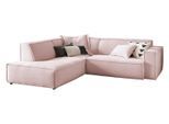 ECKSOFA SAMU Pink Cord