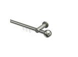 GARDINENSTANGE INNENLAUF Platon Luino 160 cm, 1-läufig, 20 mm Ø Edelstahl-Optik