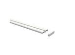 GARDINENSCHIENE Slimline 280 cm (geteilt in 2 x 140 cm), 1-/2-läufig Weiß