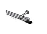 GARDINENSTANGE INNENLAUF Siteno Verano 320 cm (geteilt in 2 x 160 cm), 2-läufig, 20 mm Ø Chrom