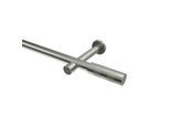 GARDINENSTANGE Prestige Mavell 160 cm, 1-läufig (ohne Ringe), 20 mm Ø Edelstahl-Optik