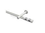 GARDINENSTANGE INNENLAUF Prestige Mavell 140 cm, 1-läufig, 20 mm Ø Weiß