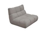DREHSESSEL VIVIEN Grau Cord Drehbar (360°)