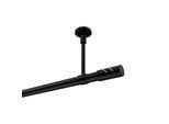 GARDINENSTANGE Sonette Zoena 200 cm, 1-läufig, 20 mm Ø Schwarz