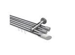 GARDINENSTANGE INNENLAUF Siteno Verano 180 cm, 3-läufig, 20 mm Ø Chrom