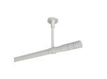 GARDINENSTANGE Sonette Elanto 120 cm, 1-läufig, 20 mm Ø Weiß