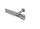 GARDINENSTANGE INNENLAUF Siteno Sitra 540 cm (geteilt in 3 x 180 cm), 2-läufig, 20 mm Ø Chrom