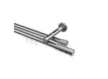 GARDINENSTANGE INNENLAUF Siteno Elanto 320 cm (geteilt in 2 x 160 cm), 2-läufig, 20 mm Ø Chrom