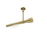 GARDINENSTANGE INNENLAUF Sonette Sitra 120 cm, 1-läufig, 20 mm Ø Messing-Optik