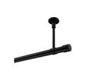 GARDINENSTANGE Sonette Santo 160 cm, 1-läufig, 20 mm Ø Schwarz