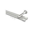 GARDINENSTANGE INNENLAUF Siteno Santo 160 cm, 2-läufig, 20 mm Ø Weiß