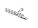 GARDINENSTANGE INNENLAUF Siteno Mavell 120 cm, 2-läufig, 20 mm Ø Weiß