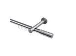GARDINENSTANGE INNENLAUF Prestige Elanto 180 cm, 1-läufig, 20 mm Ø Chrom