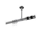 GARDINENSTANGE Sonette Mavell 140 cm, 1-läufig, 20 mm Ø Chrom
