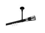 GARDINENSTANGE INNENLAUF Sonette Tanara 140 cm, 1-läufig, 20 mm Ø Schwarz