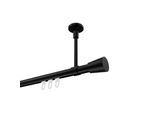 GARDINENSTANGE INNENLAUF Sonette Sitra 160 cm, 1-läufig, 20 mm Ø Schwarz