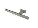 GARDINENSTANGE INNENLAUF Quadline Cubes 160 cm, 1-läufig, 20x20 mm Satin-Silber