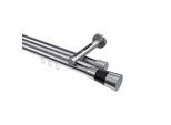 GARDINENSTANGE INNENLAUF Siteno Tanara 140 cm, 2-läufig, 20 mm Ø Chrom