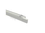 GARDINENSTANGE INNENLAUF Smartline Lox 260 cm (geteilt in 2 x 130 cm), 2-läufig, 14x35 mm Weiß