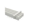 GARDINENSTANGE INNENLAUF Smartline Paxo 240 cm (geteilt in 2 x 120 cm), 4-läufig, 14x35 mm Weiß