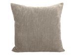 Max Winzer , Taupe , Textil , Füllung: Schaumstoffflocken , quadratisch , 55x55 cm , Goldenes M, Made in Germany , Heimtextilien, Wohntextilien, Kissen, Zierkissen