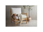 Gardenson , Hellbraun , Textil , Bambus, Rattan , 78x88x77 cm , Gartenmöbel, Loungemöbel, Loungesessel
