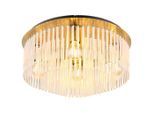 Collett's Monde Deckenleuchte, Schwarz, Gold, Metall, Glas, 25 cm, Lampen & Leuchten, Innenbeleuchtung, Deckenleuchten
