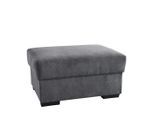 Cantus Hocker, Anthrazit, Textil, 80x40x60 cm, Stoffauswahl, Wohnzimmer, Hocker, Sitzhocker