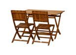 Siena Garden , Akaziefarben , Holz , Akazie , massiv , rechteckig , 80x74x120 cm , Gartenmöbel, Gartenmöbel-Sets, Gartengarnituren