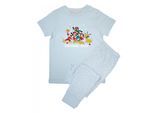 Disney - "Christmas Crew" Schlafanzug mit langer Hose für Mädchen (Babyblau)