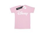 Disney Katoenen T-shirt met klassiek logo voor meisjes (Baby Roze)