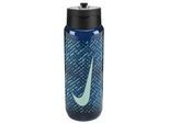 Nike Renew Opnieuw opladen 680ml Rietjesfles (Transparant Blauw)