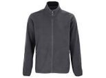 SOLS Heren Factor Gerecycleerd Fleece Jas (Houtskool)
