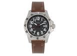 Montre Elevon Aviator avec bracelet en cuir et date